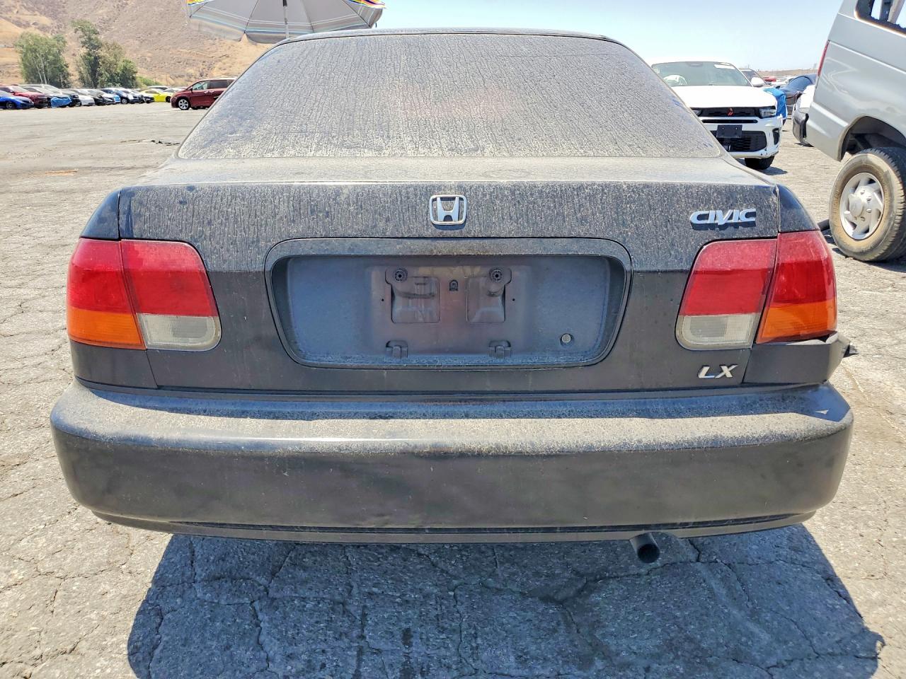 1997 Honda Civic Lx Black vin: 2HGEJ6676VH574925