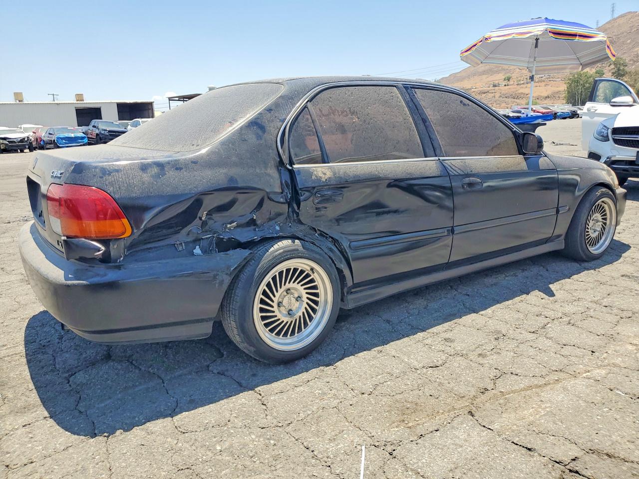 1997 Honda Civic Lx Black vin: 2HGEJ6676VH574925