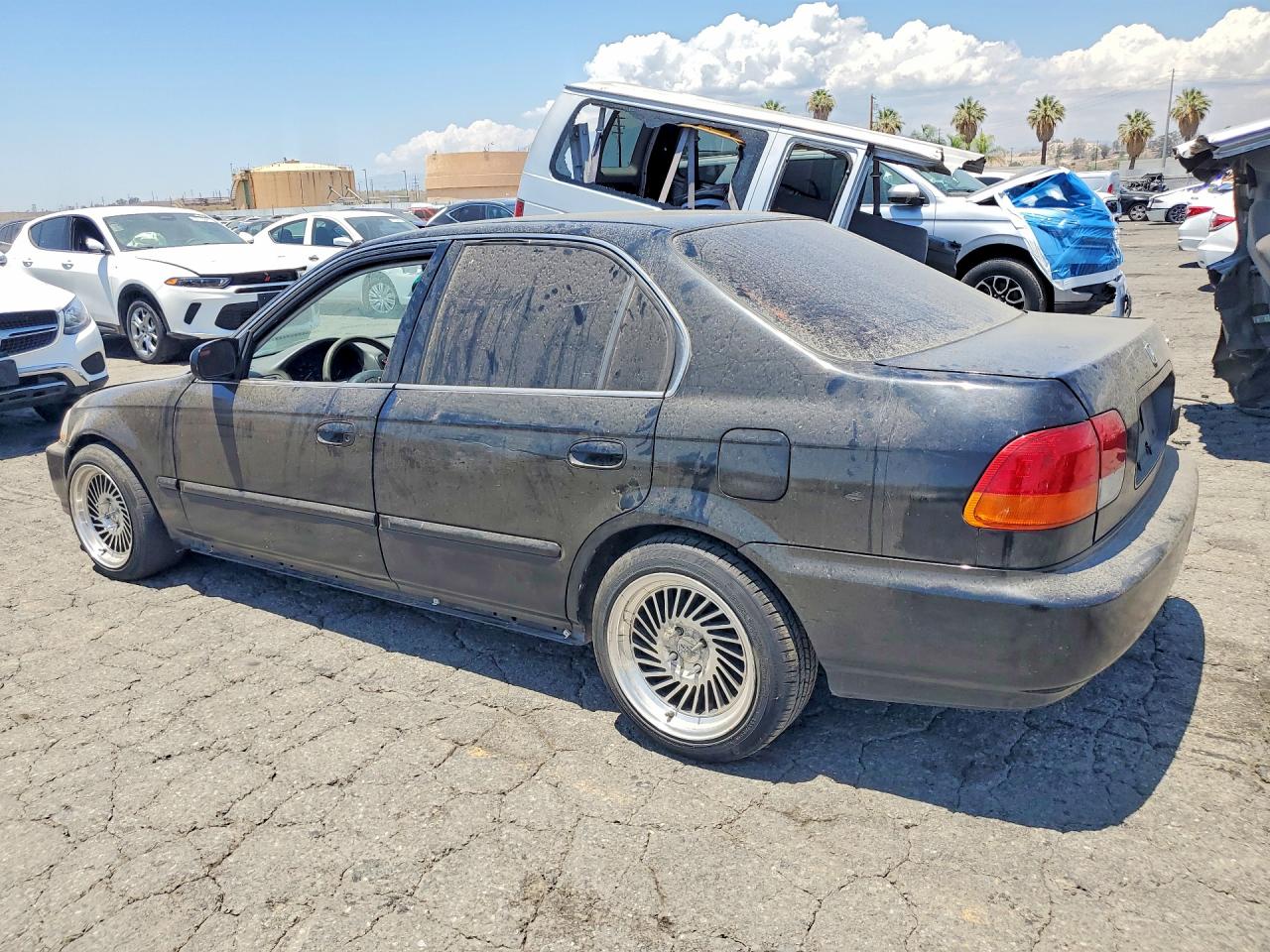 1997 Honda Civic Lx Black vin: 2HGEJ6676VH574925