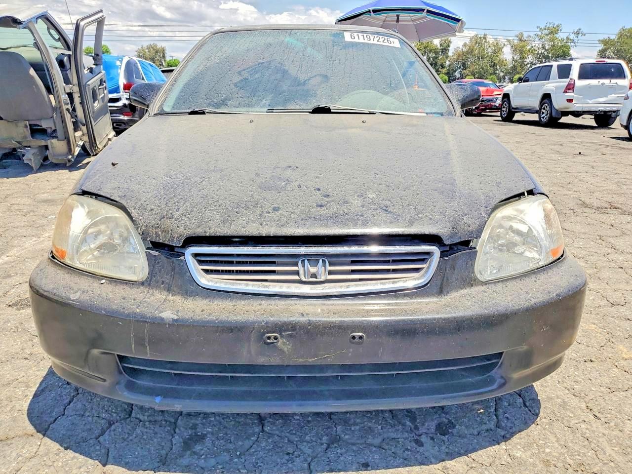 1997 Honda Civic Lx Black vin: 2HGEJ6676VH574925