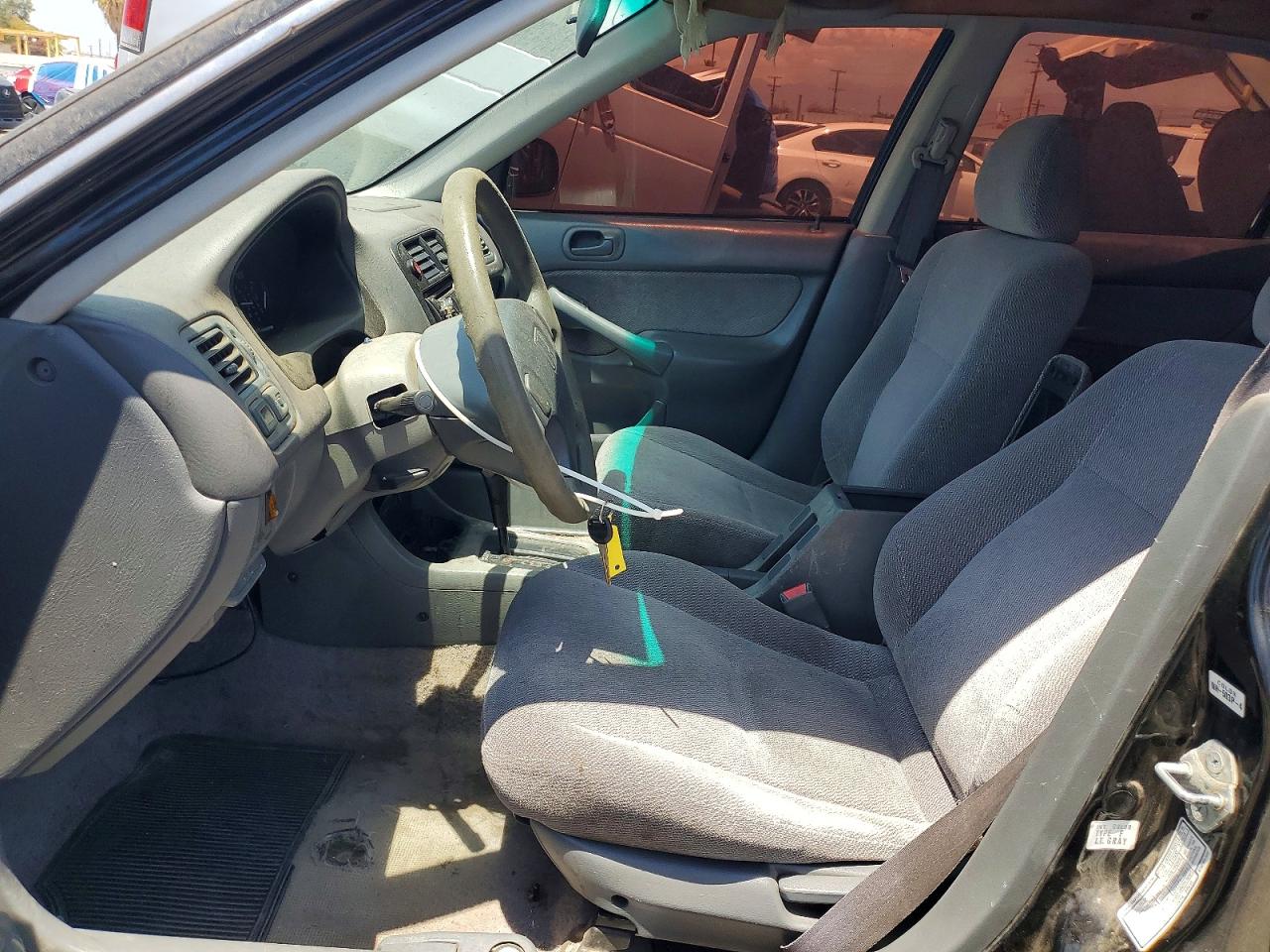1997 Honda Civic Lx Black vin: 2HGEJ6676VH574925