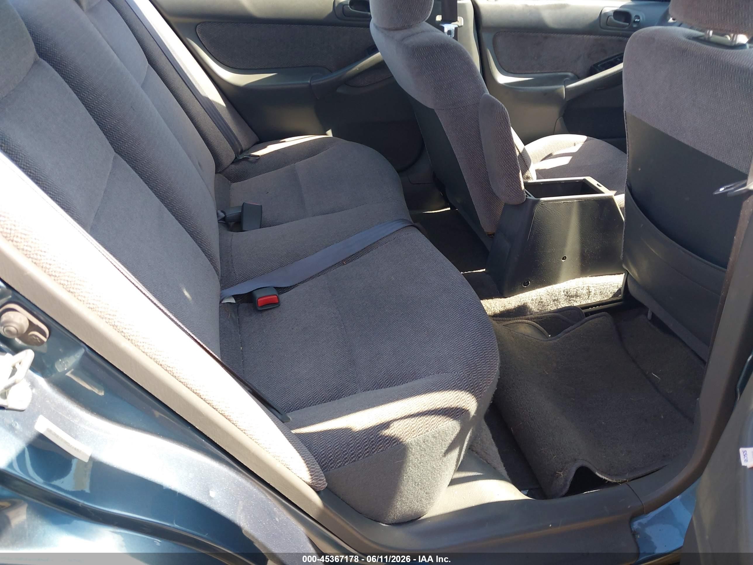 1997 Honda Civic Lx Blue vin: 2HGEJ6676VH577467