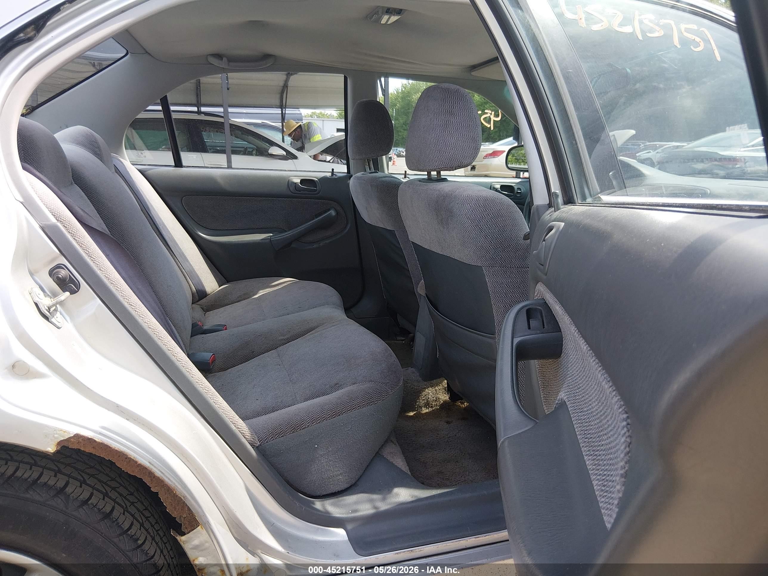 1997 Honda Civic Lx Серебряный vin: 2HGEJ6676VH582670
