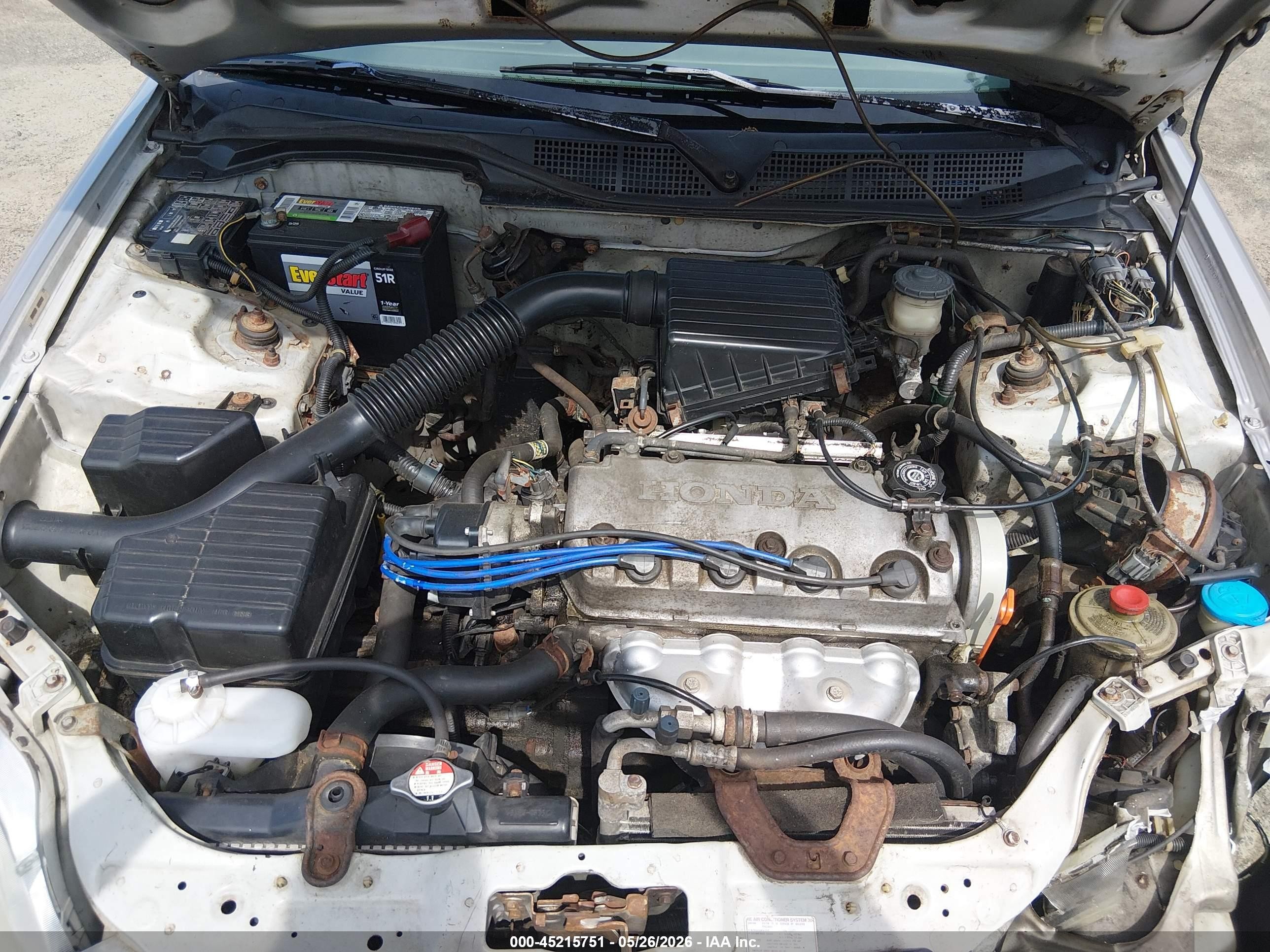 1997 Honda Civic Lx Серебряный vin: 2HGEJ6676VH582670