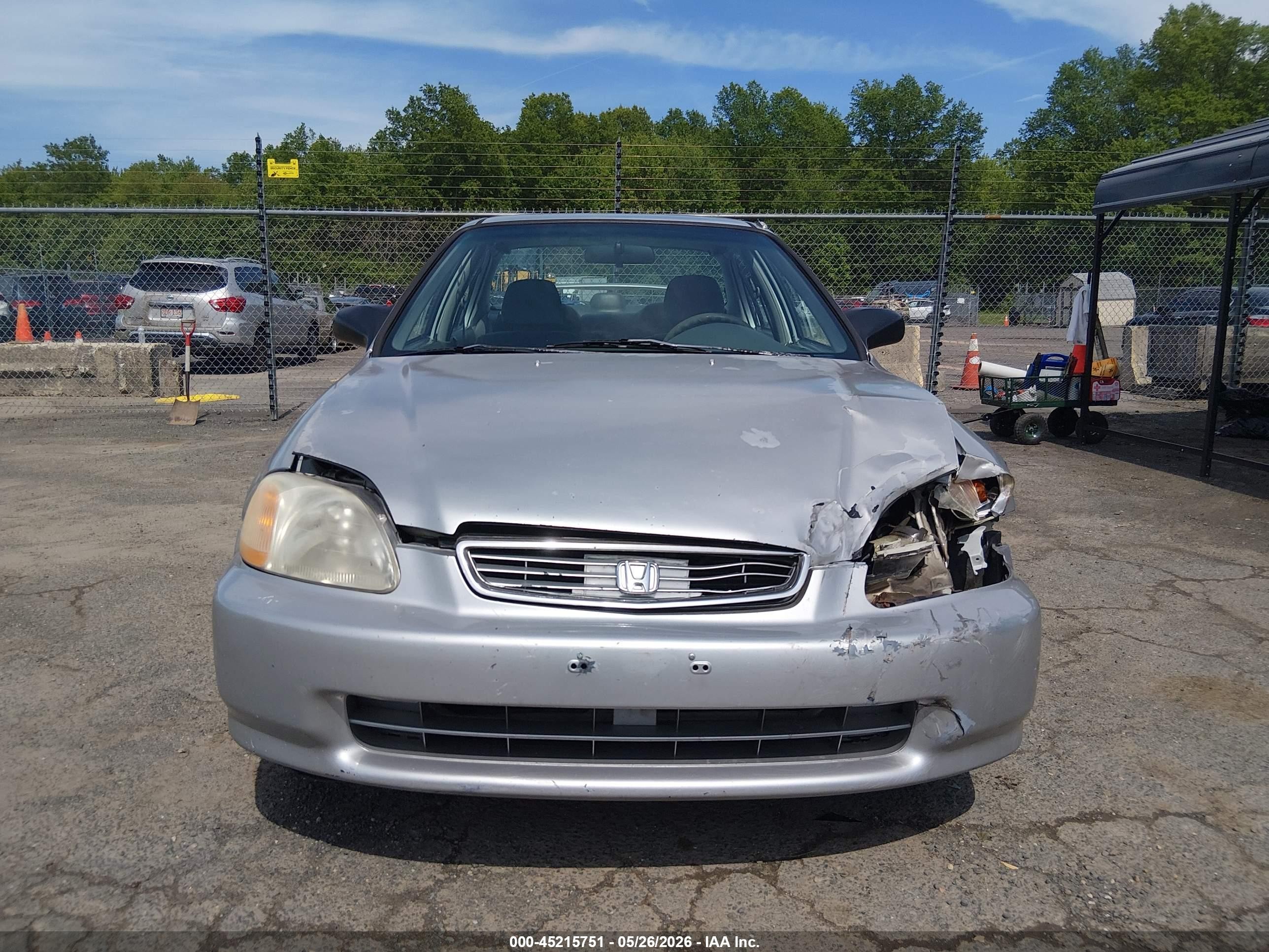 1997 Honda Civic Lx Серебряный vin: 2HGEJ6676VH582670