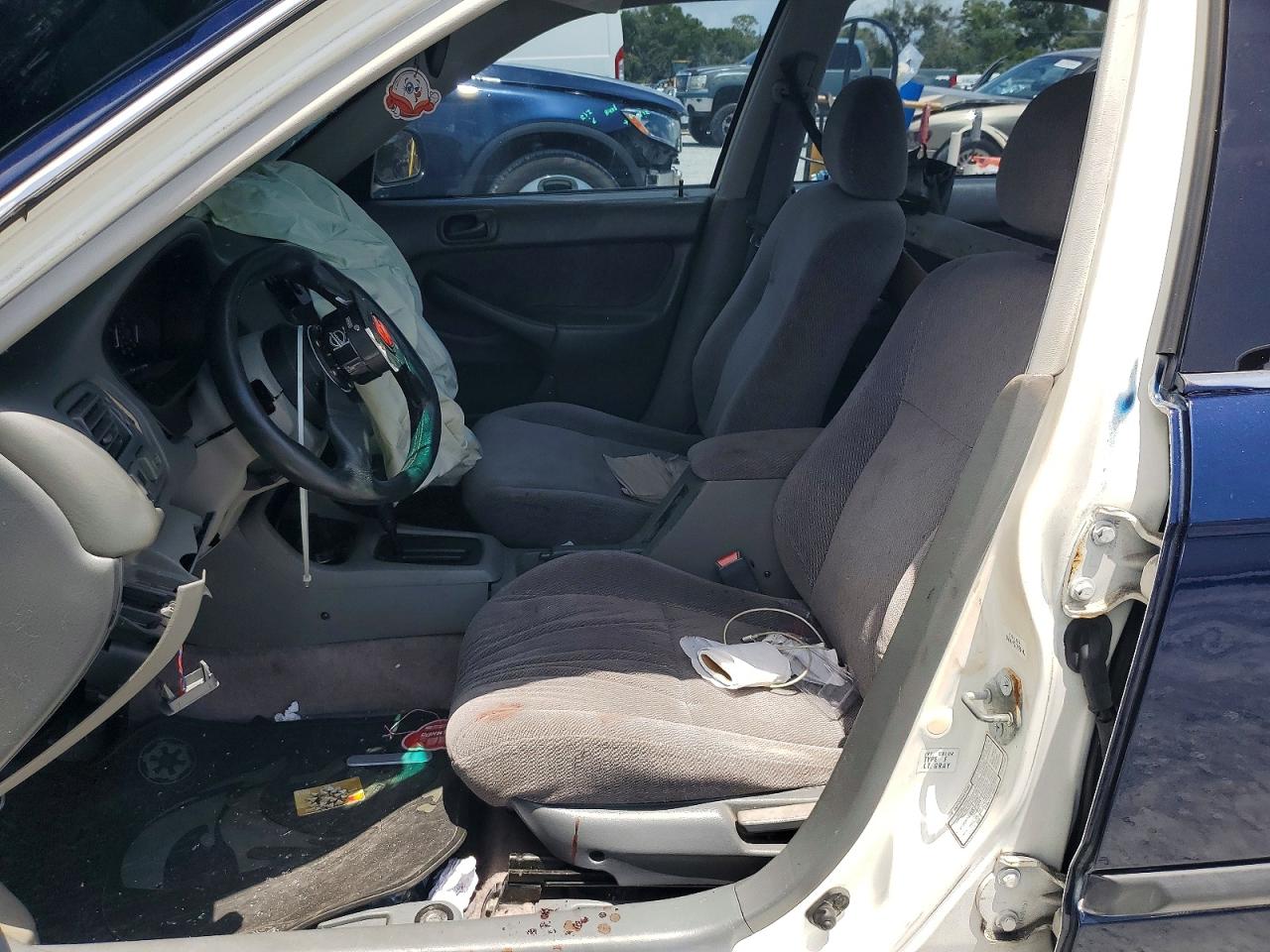 1998 Honda Civic Lx Blue vin: 2HGEJ6676WH515679