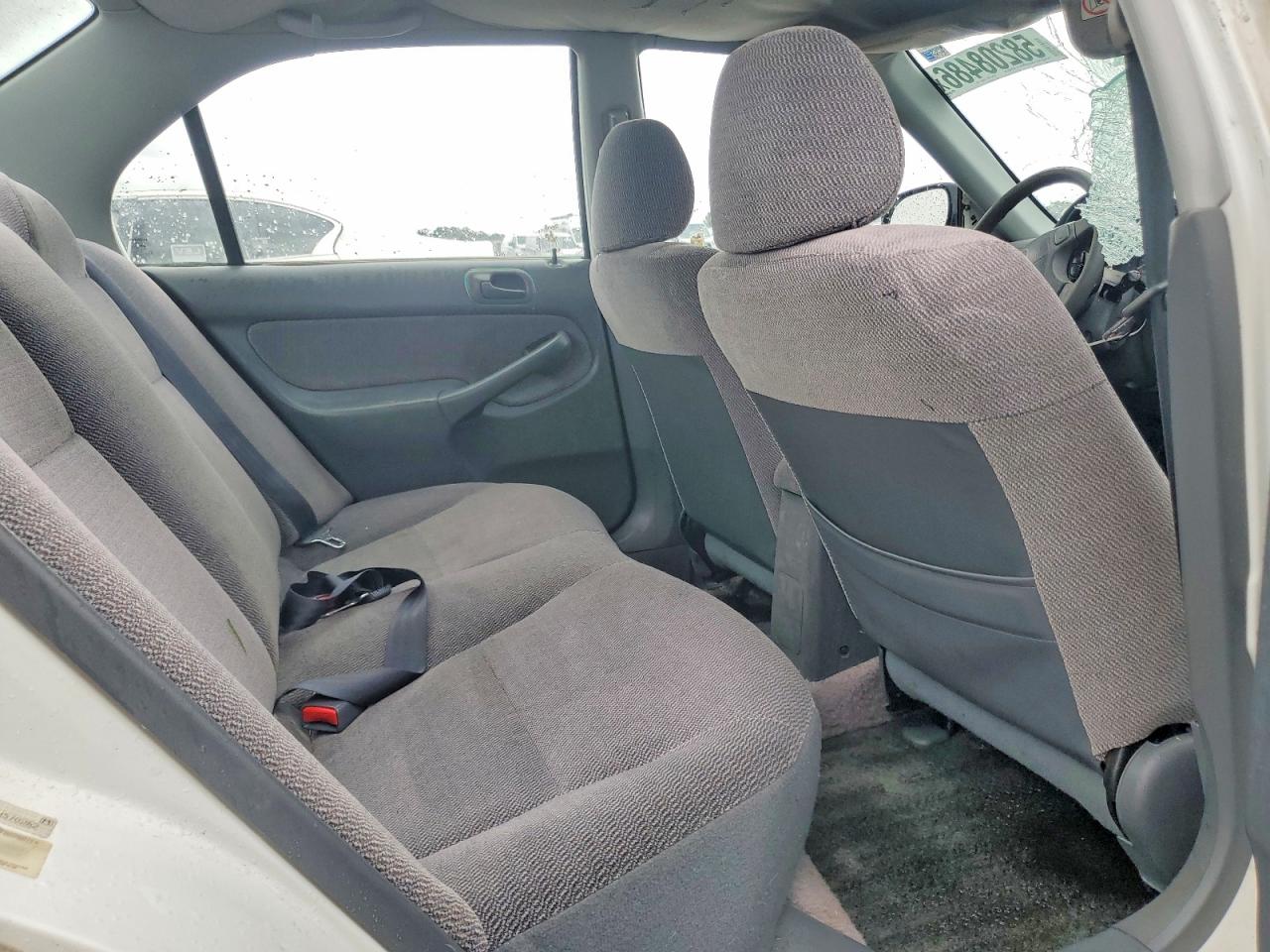 1998 Honda Civic Lx White vin: 2HGEJ6676WH570262
