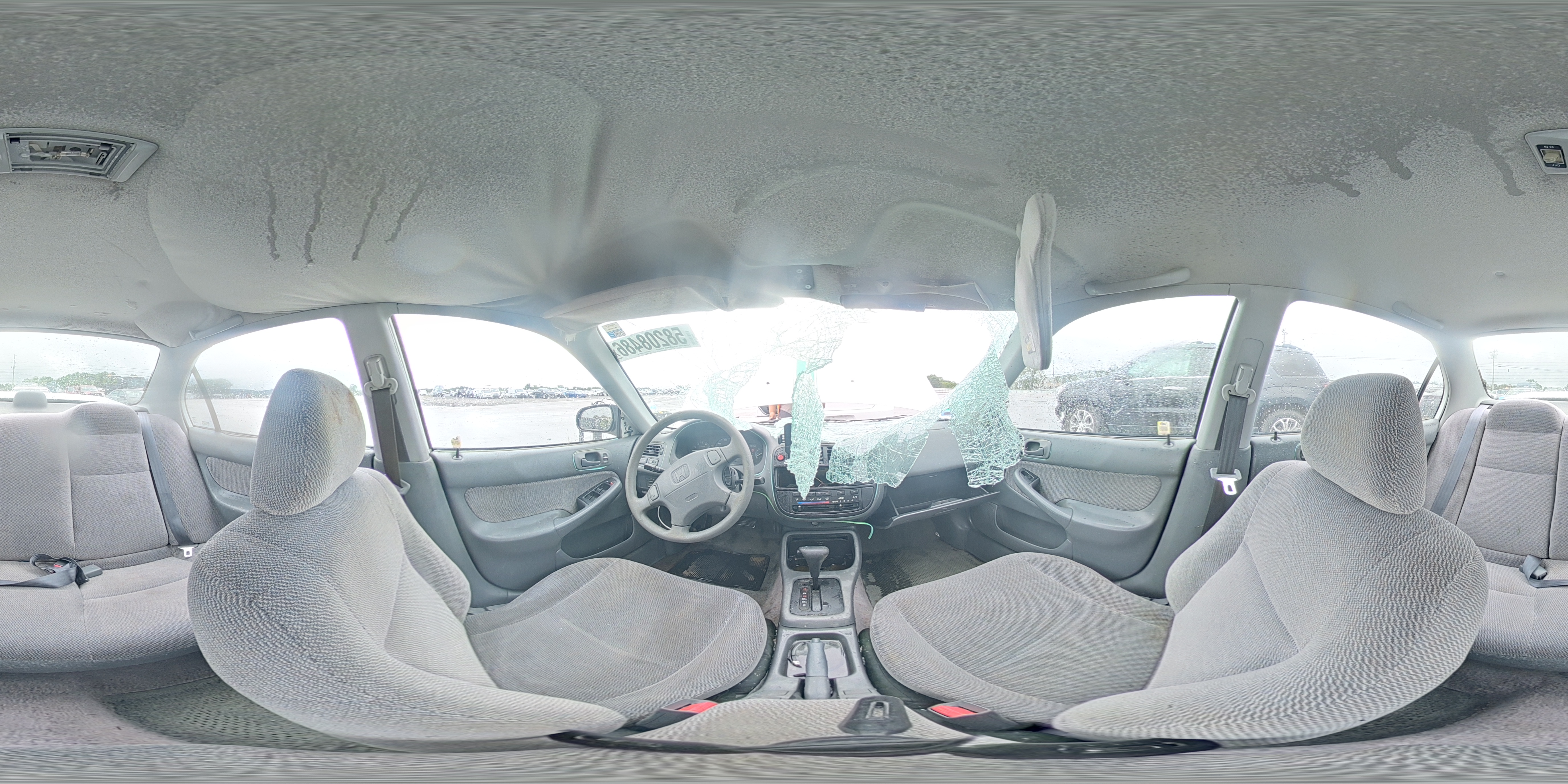 1998 Honda Civic Lx White vin: 2HGEJ6676WH570262