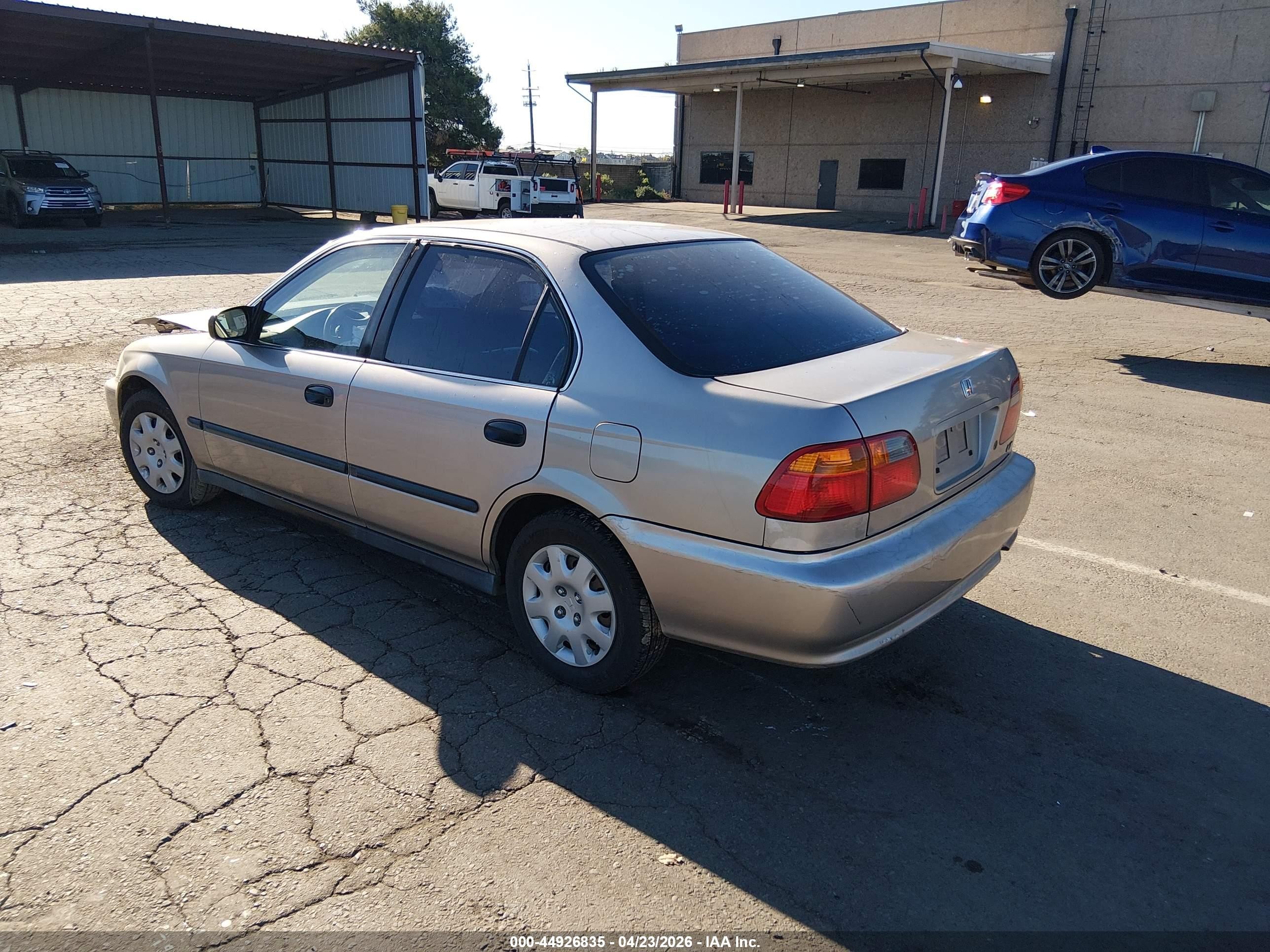 2000 Honda Civic Lx Tan vin: 2HGEJ6676YH536714