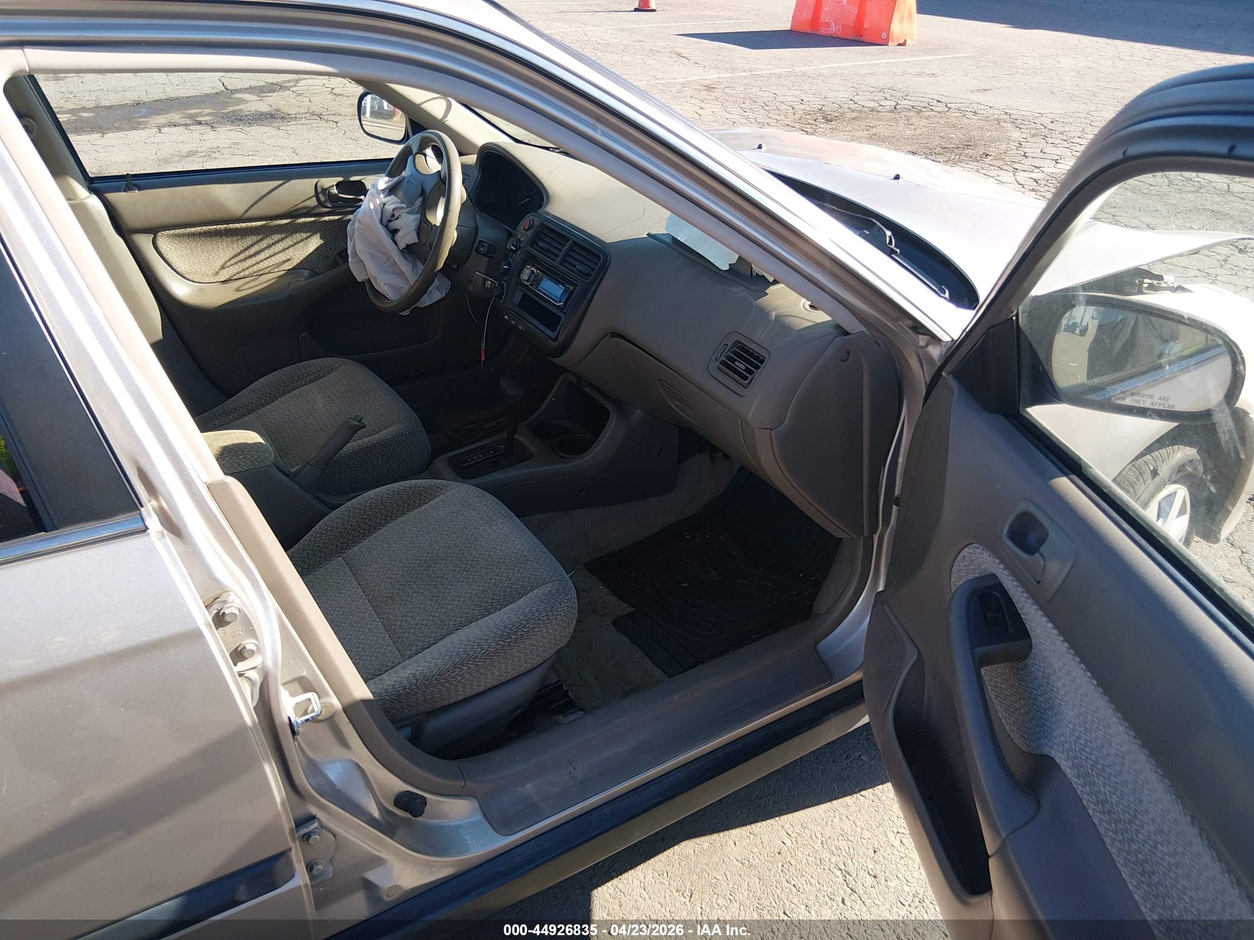 2000 Honda Civic Lx Tan vin: 2HGEJ6676YH536714