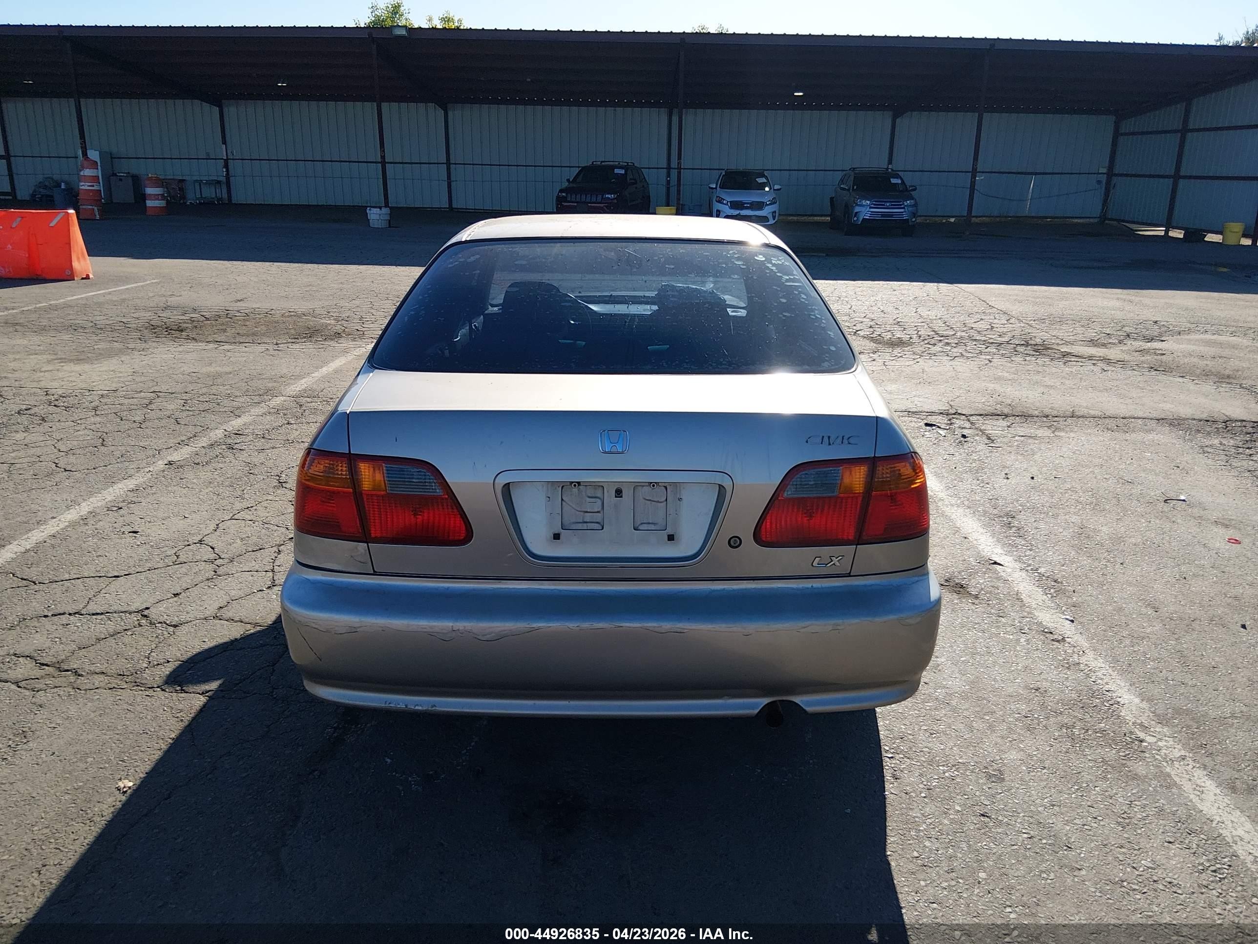 2000 Honda Civic Lx Tan vin: 2HGEJ6676YH536714