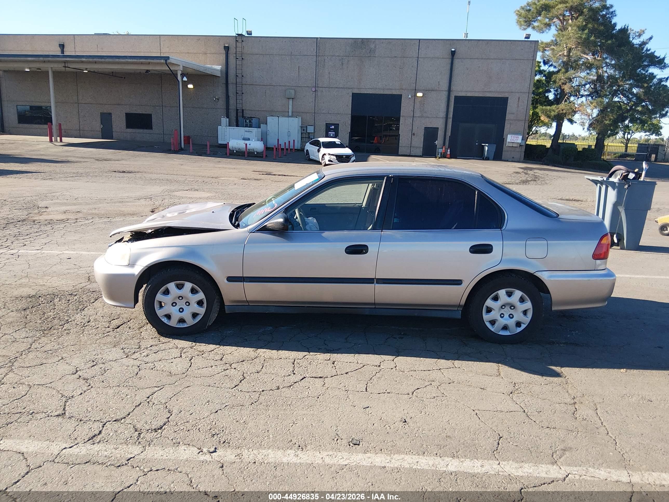 2000 Honda Civic Lx Tan vin: 2HGEJ6676YH536714