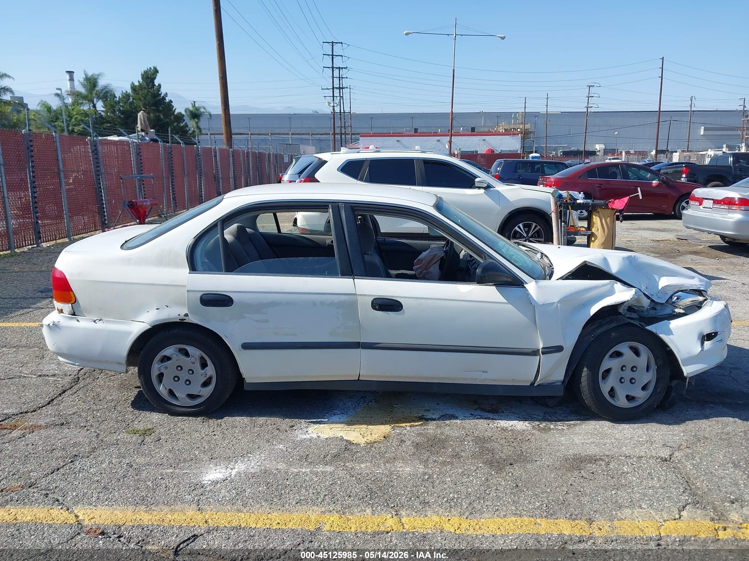 1997 Honda Civic Lx Белый vin: 2HGEJ6677VH512269