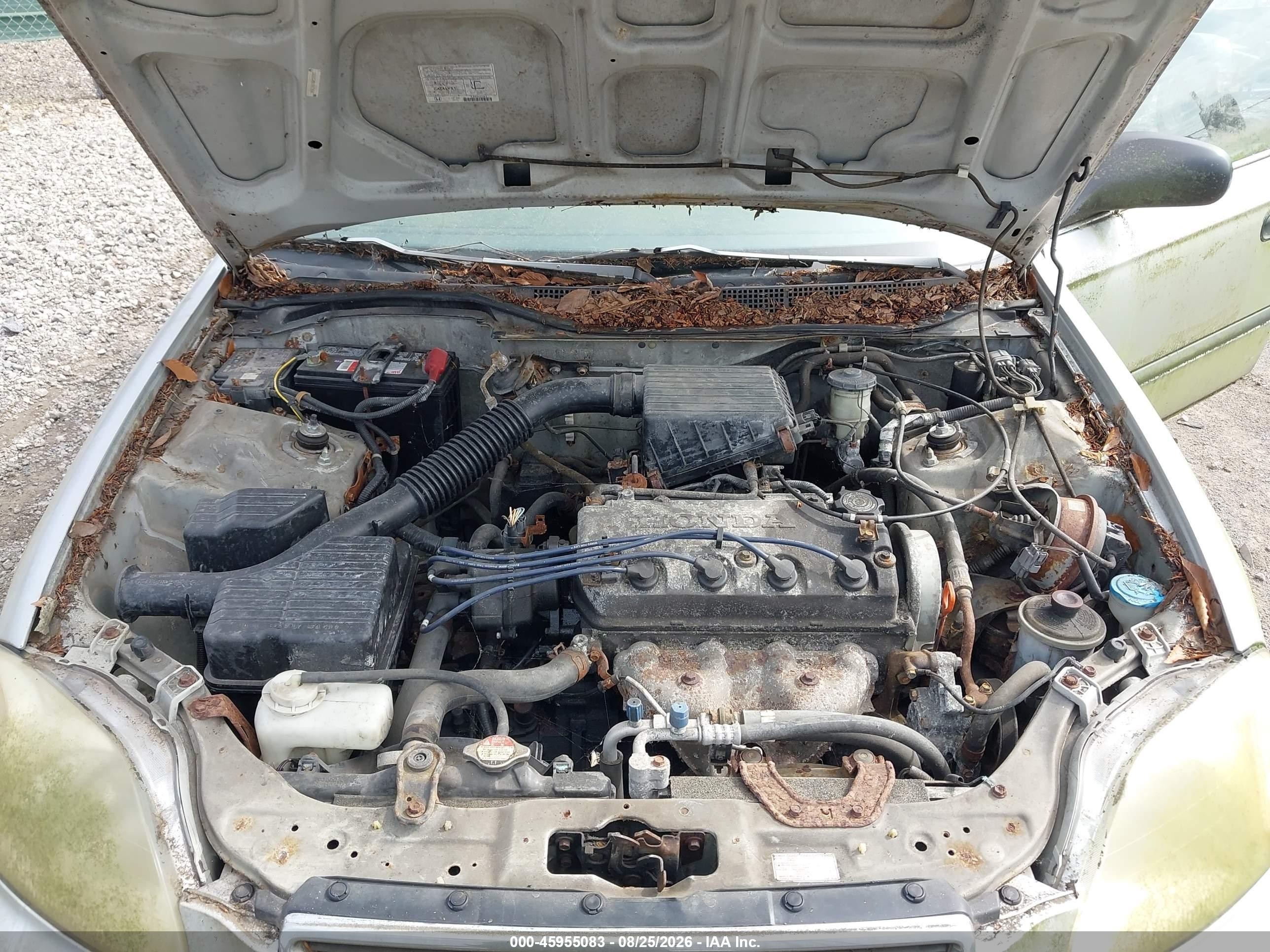 1998 Honda Civic Lx Silver vin: 2HGEJ6678WH508555