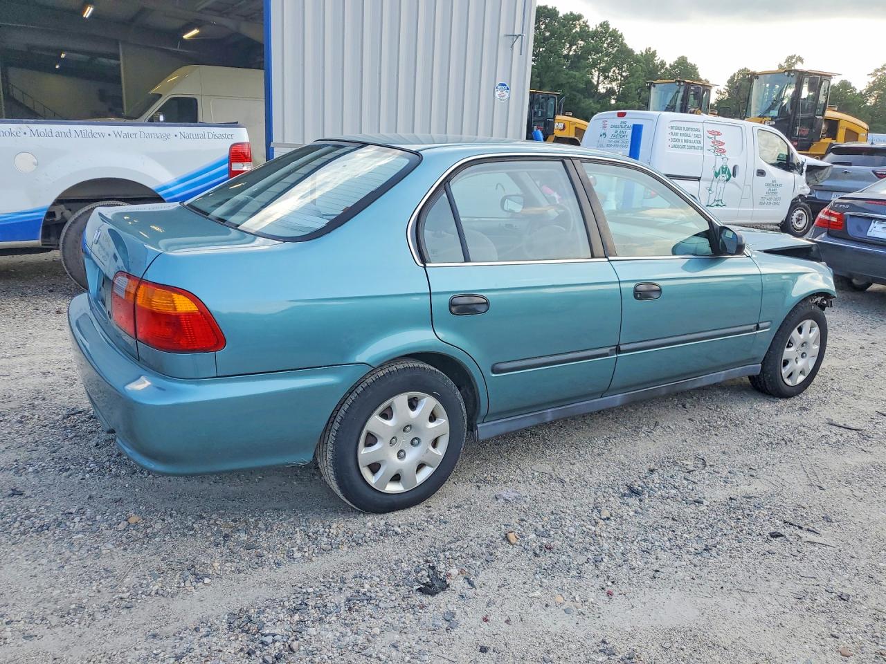 1999 Honda Civic Lx Green vin: 2HGEJ6678XH592958