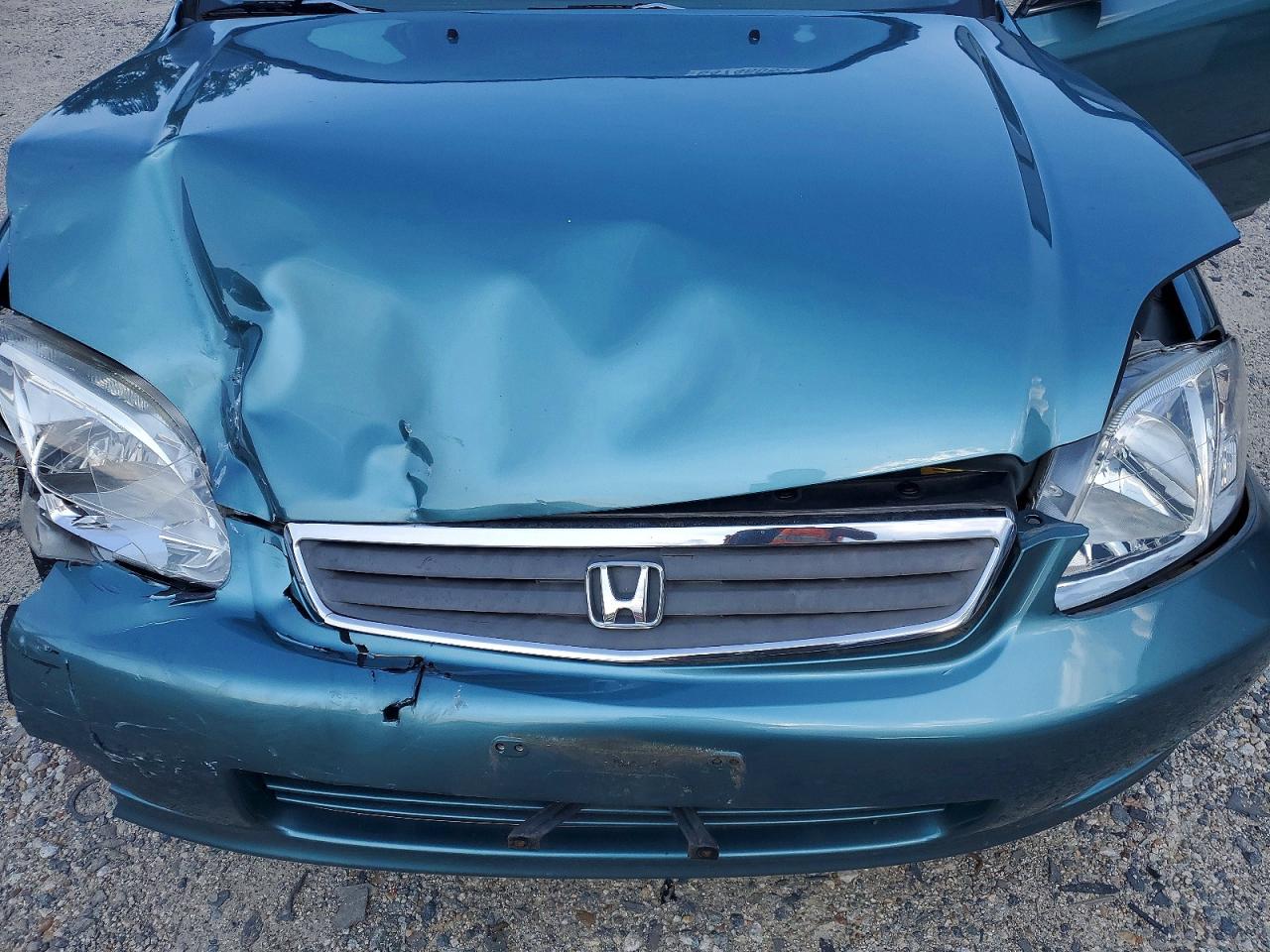 1999 Honda Civic Lx Green vin: 2HGEJ6678XH592958
