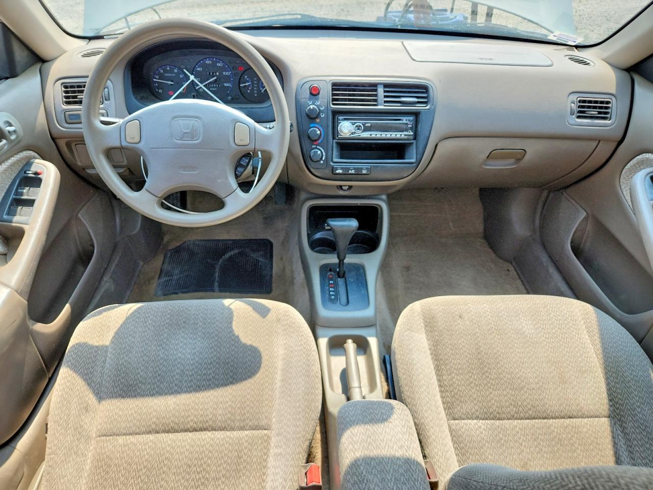 2000 Honda Civic Lx Beige vin: 2HGEJ6678YH582965