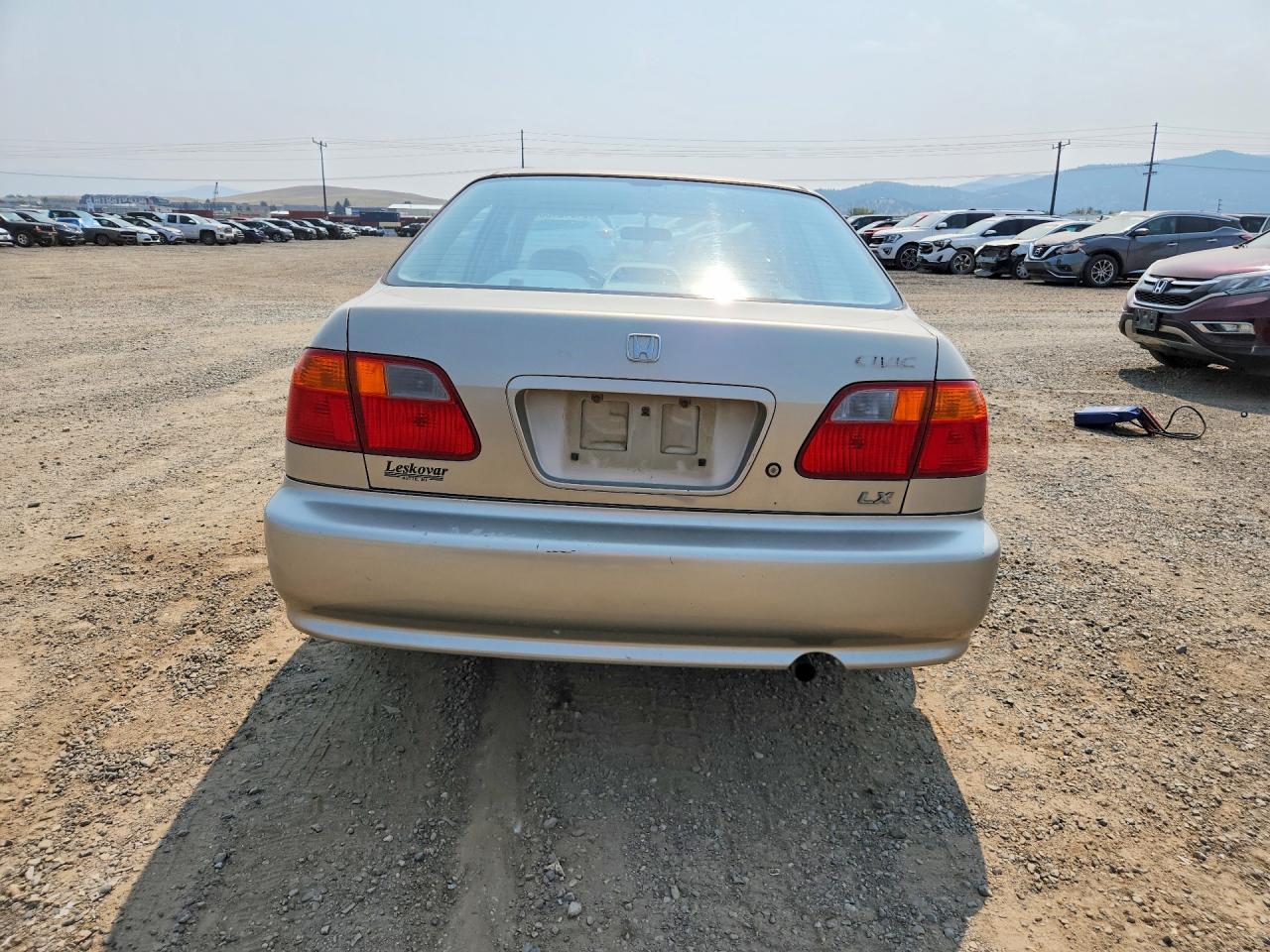 2000 Honda Civic Lx Beige vin: 2HGEJ6678YH582965
