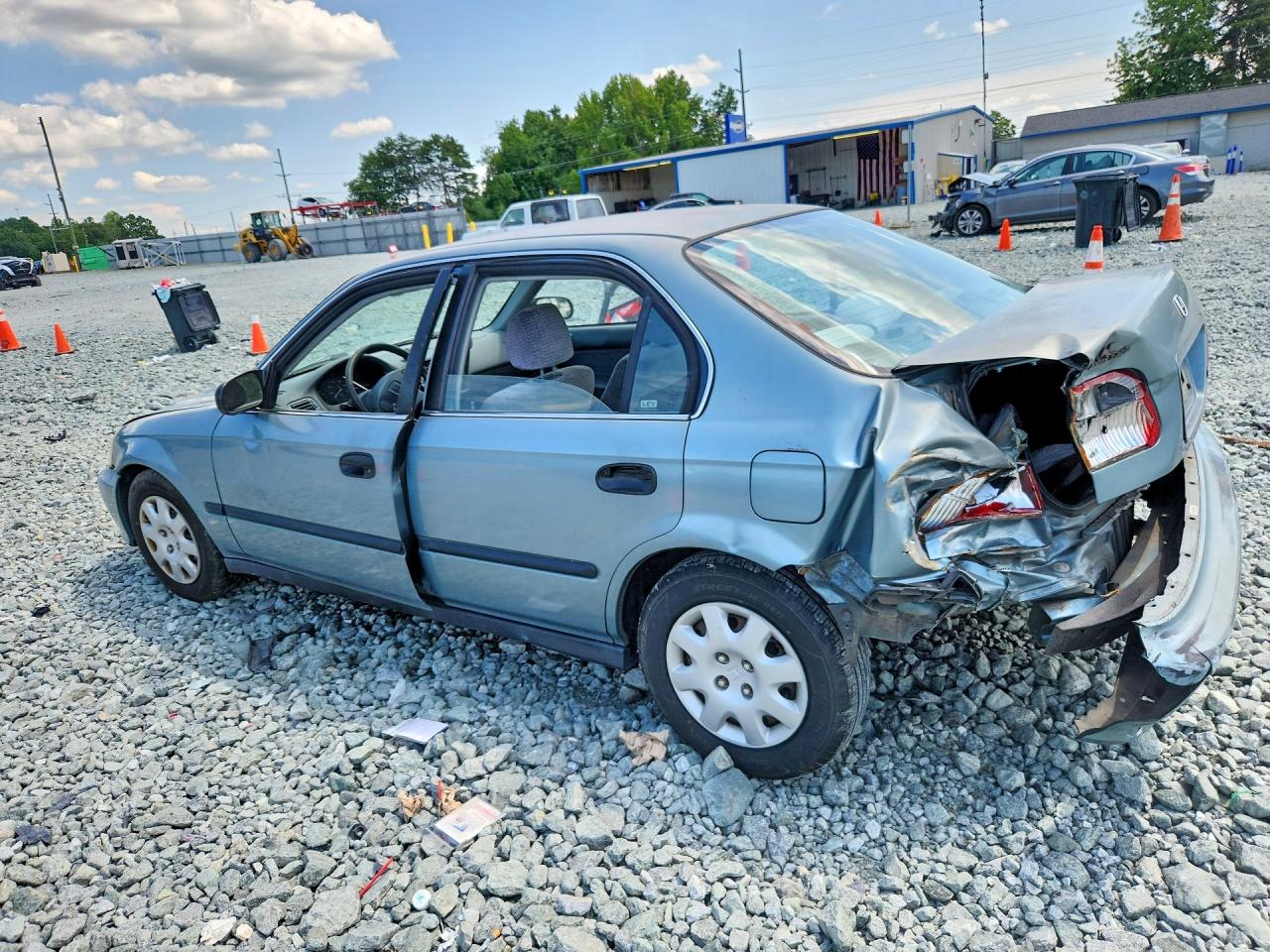 2000 Honda Civic Lx Green vin: 2HGEJ6678YH601370
