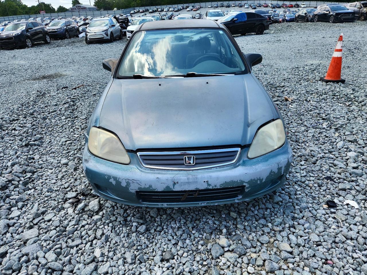 2000 Honda Civic Lx Green vin: 2HGEJ6678YH601370