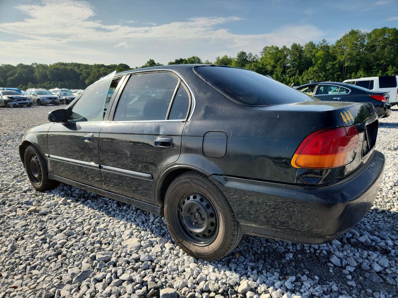 1997 Honda Civic Lx Black vin: 2HGEJ6679VH539456