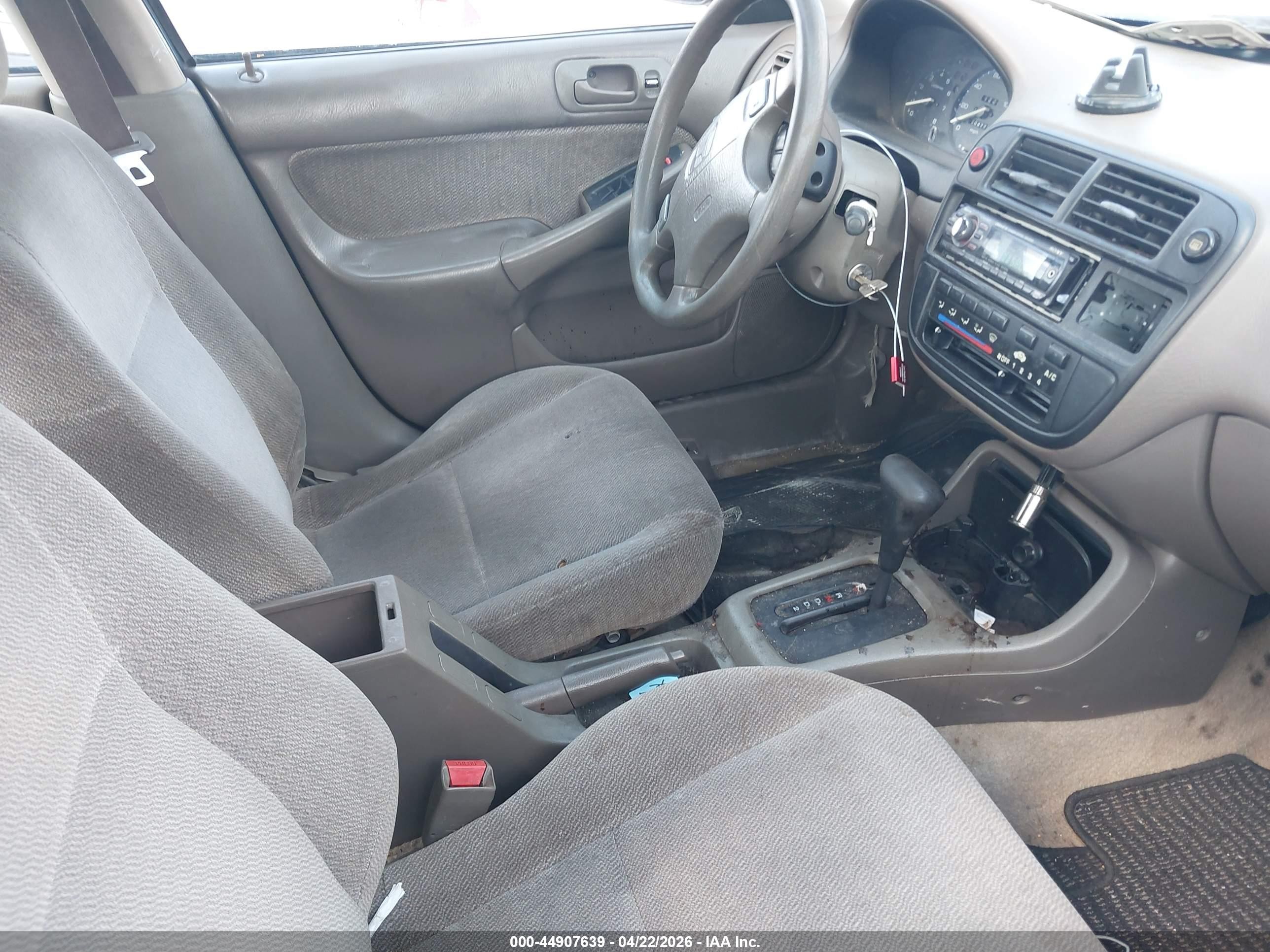 1998 Honda Civic Lx Green vin: 2HGEJ6679WH517703