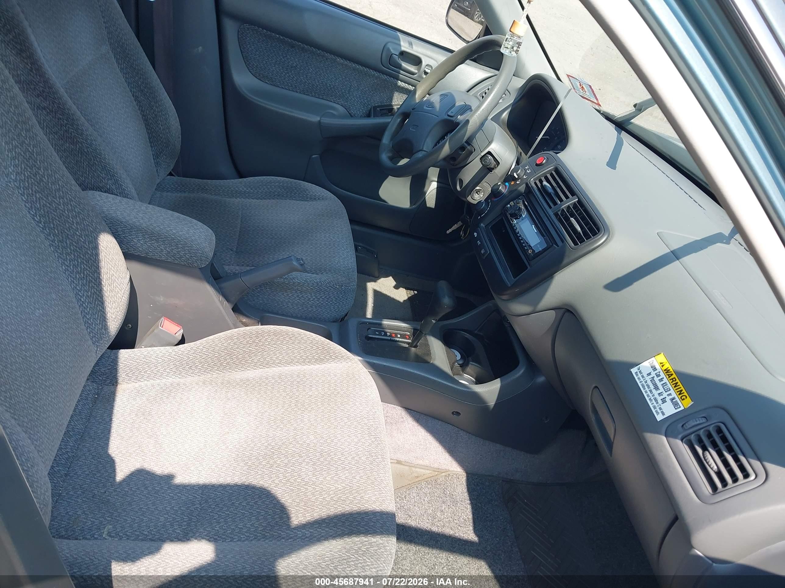 1999 Honda Civic Lx Teal vin: 2HGEJ6679XH575506