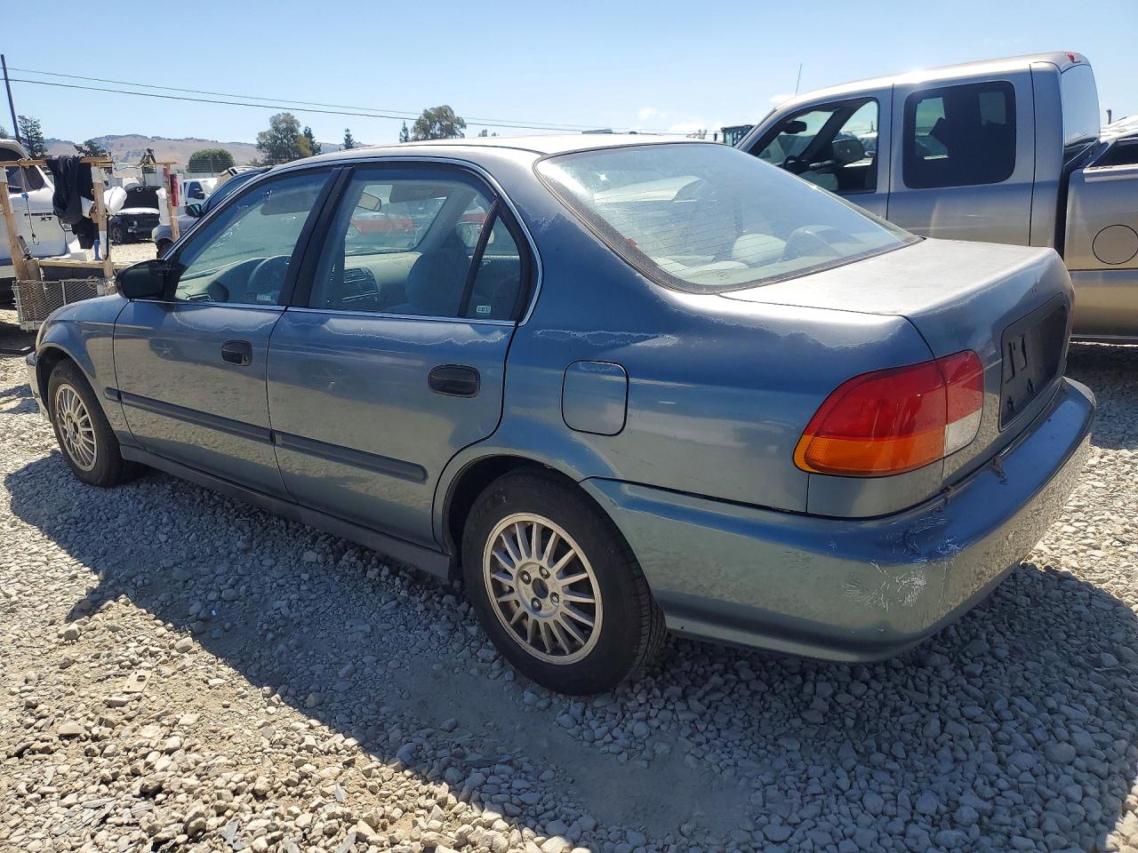 1998 Honda Civic Lx Turquoise vin: 2HGEJ667XWH520691