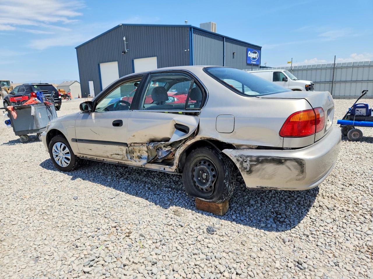2000 Honda Civic Lx Желто-коричневый vin: 2HGEJ667XYH519074