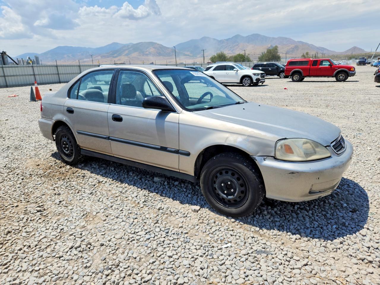 2000 Honda Civic Lx Желто-коричневый vin: 2HGEJ667XYH519074