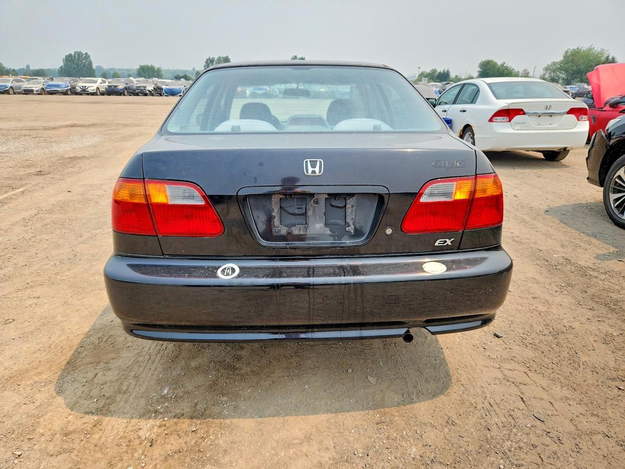 2000 Honda Civic Ex Black vin: 2HGEJ6686YH916225