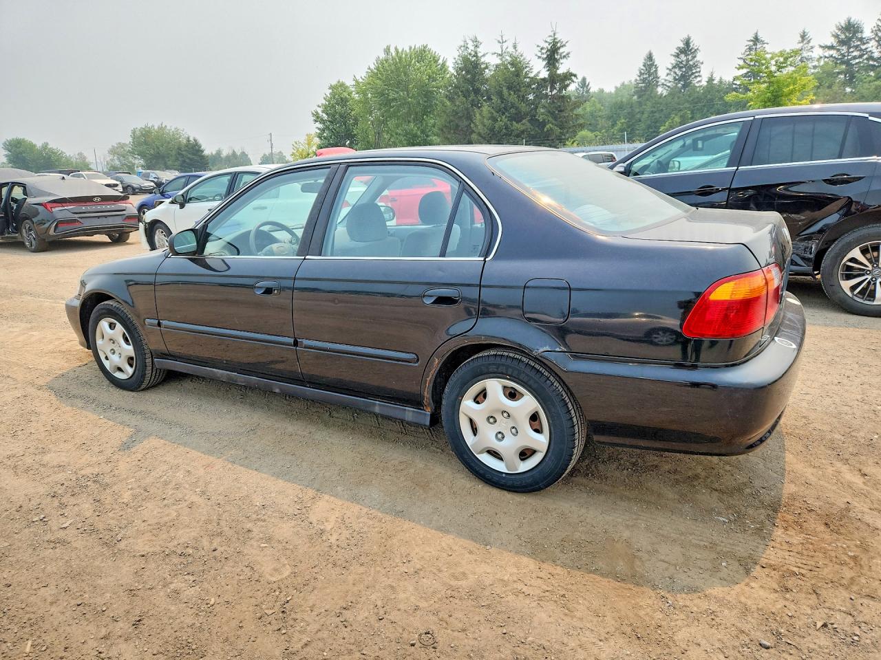 2000 Honda Civic Ex Black vin: 2HGEJ6686YH916225