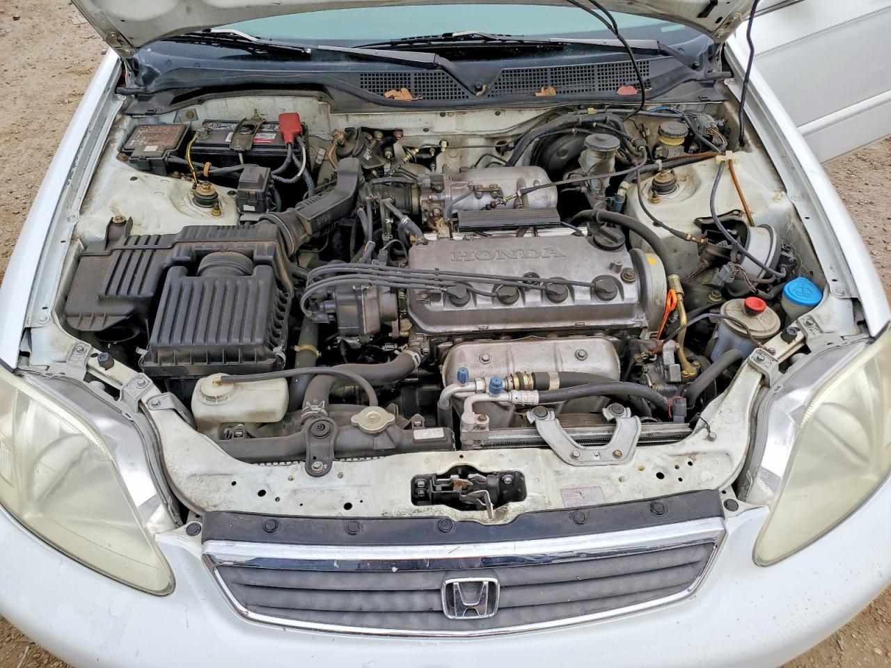 1999 Honda Civic Ex White vin: 2HGEJ8541XH533754