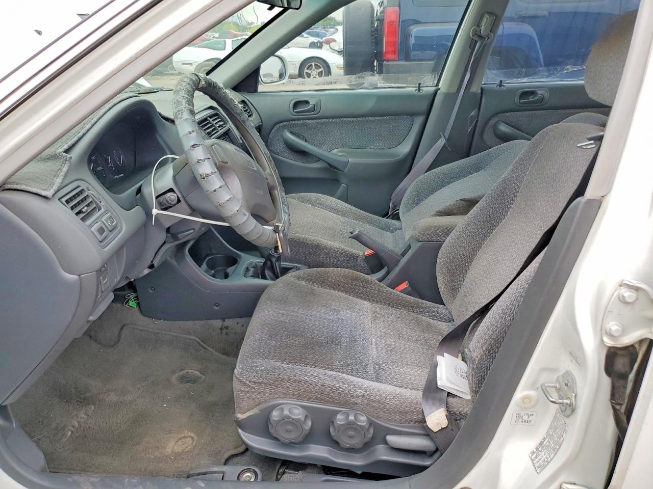 1999 Honda Civic Ex White vin: 2HGEJ8541XH533754