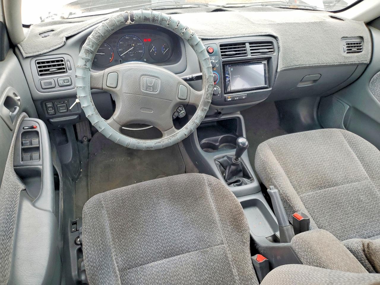 1999 Honda Civic Ex White vin: 2HGEJ8541XH533754