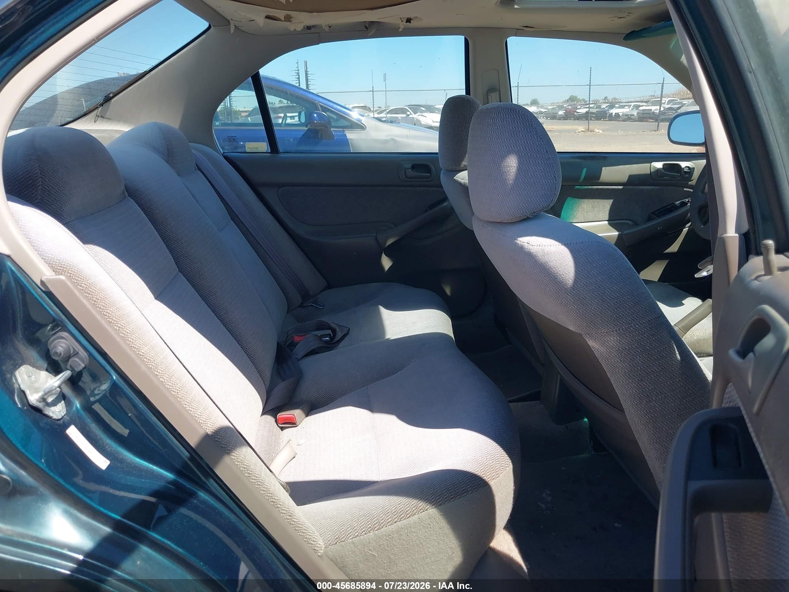 1998 Honda Civic Ex Green vin: 2HGEJ8545WH553522