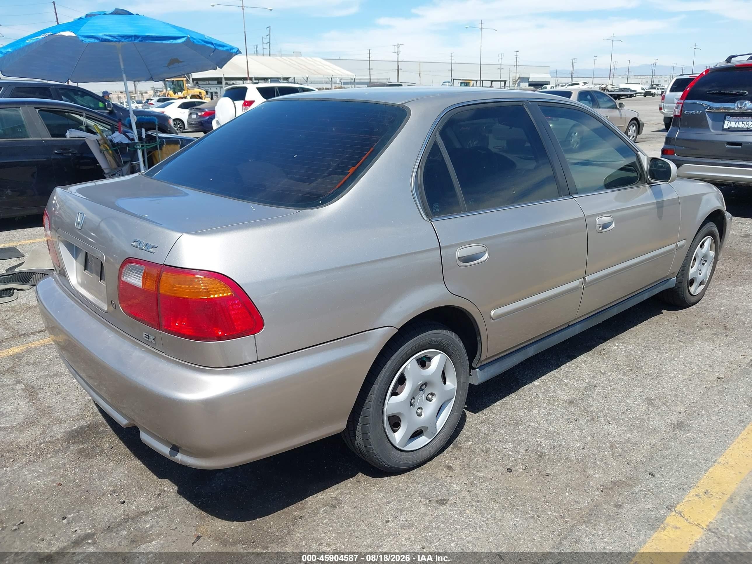 2000 Honda Civic Ex Gold vin: 2HGEJ8545YH510964