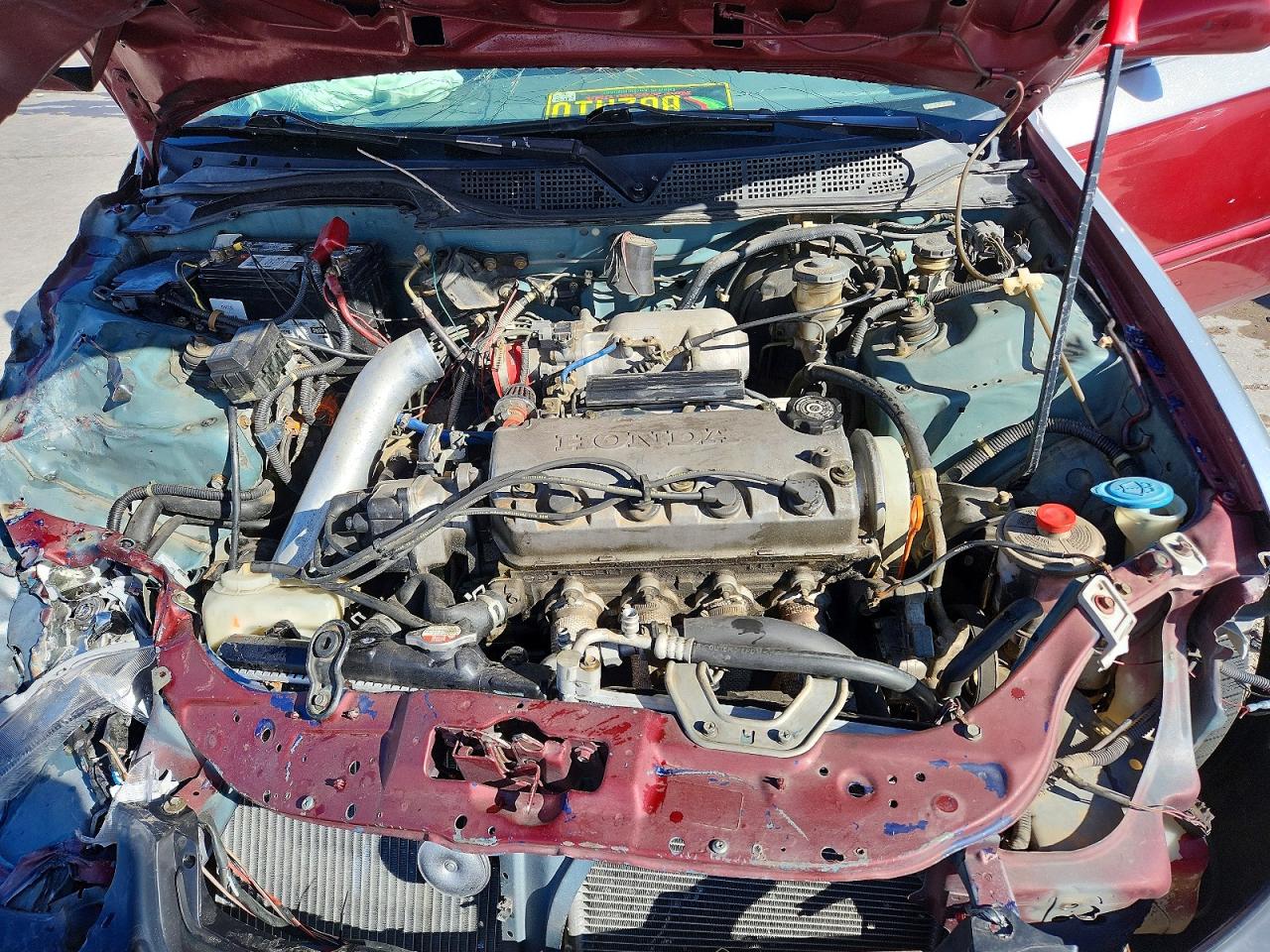 2000 Honda Civic Ex Two Tone vin: 2HGEJ8548YH586579
