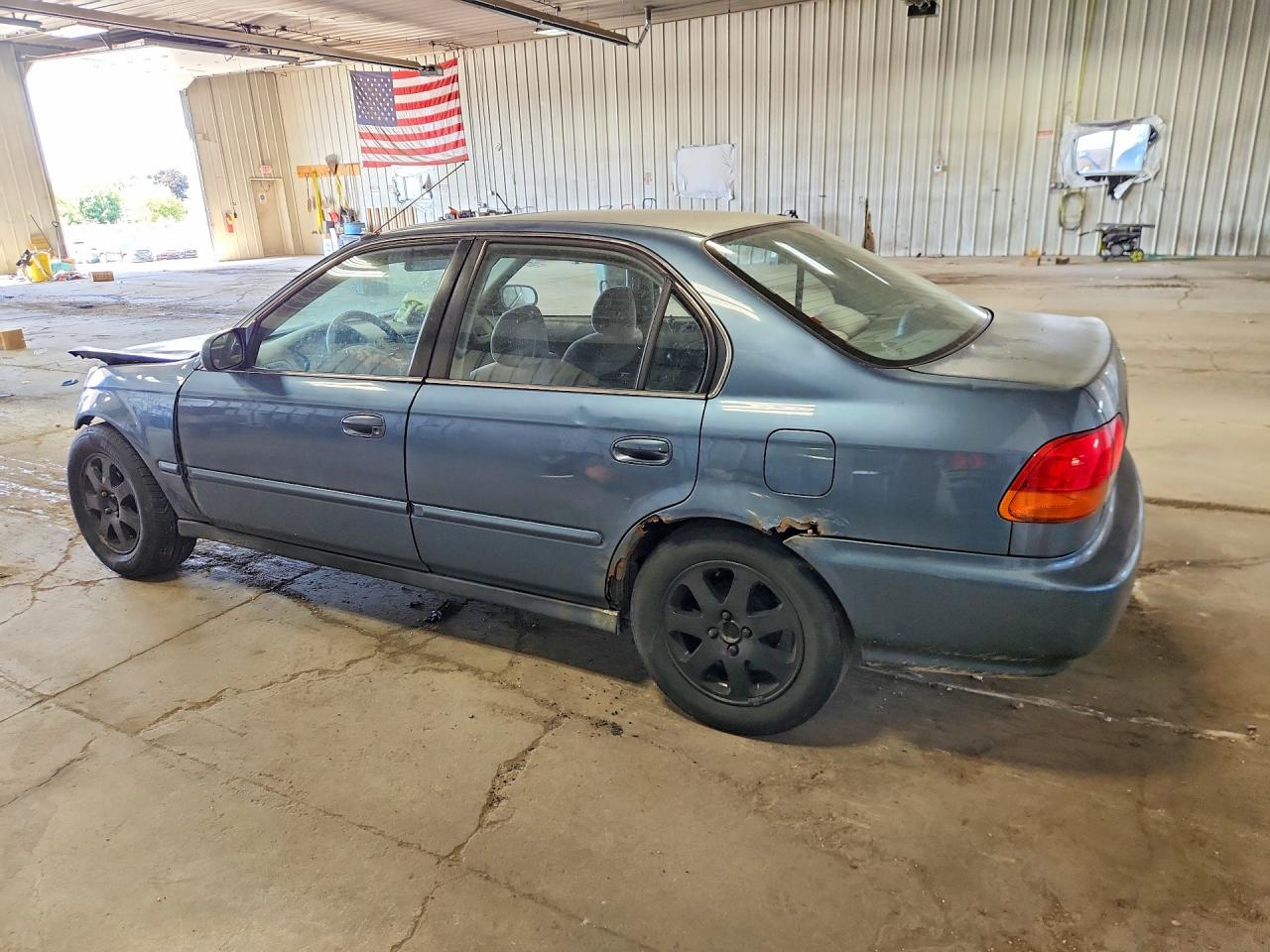 1998 Honda Civic Ex Blue vin: 2HGEJ8549WH558707