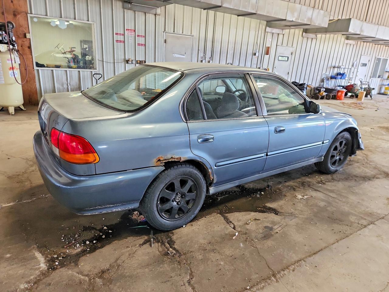 1998 Honda Civic Ex Blue vin: 2HGEJ8549WH558707