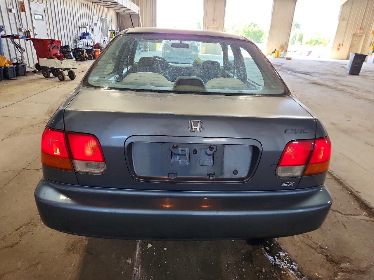 1998 Honda Civic Ex Blue vin: 2HGEJ8549WH558707