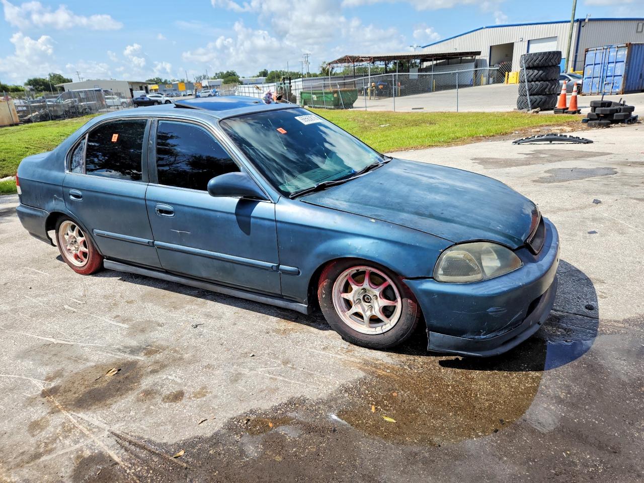1997 Honda Civic Ex Green vin: 2HGEJ8640VH539184