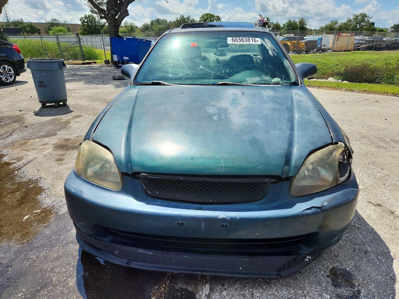 1997 Honda Civic Ex Green vin: 2HGEJ8640VH539184