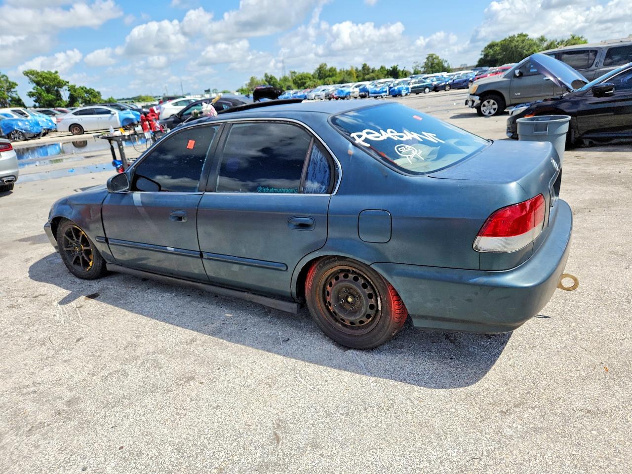 1997 Honda Civic Ex Green vin: 2HGEJ8640VH539184