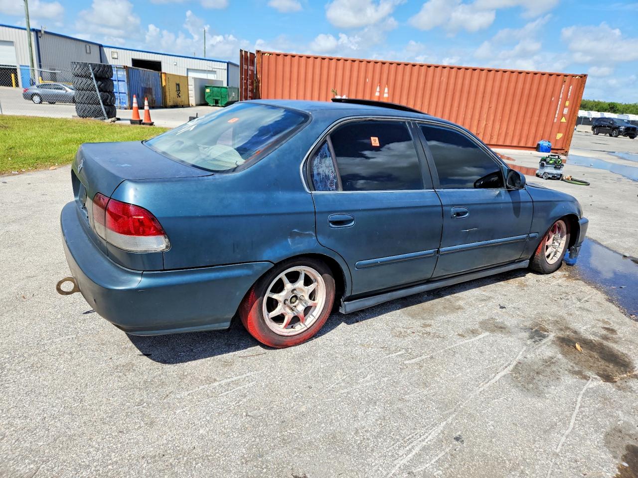 1997 Honda Civic Ex Green vin: 2HGEJ8640VH539184