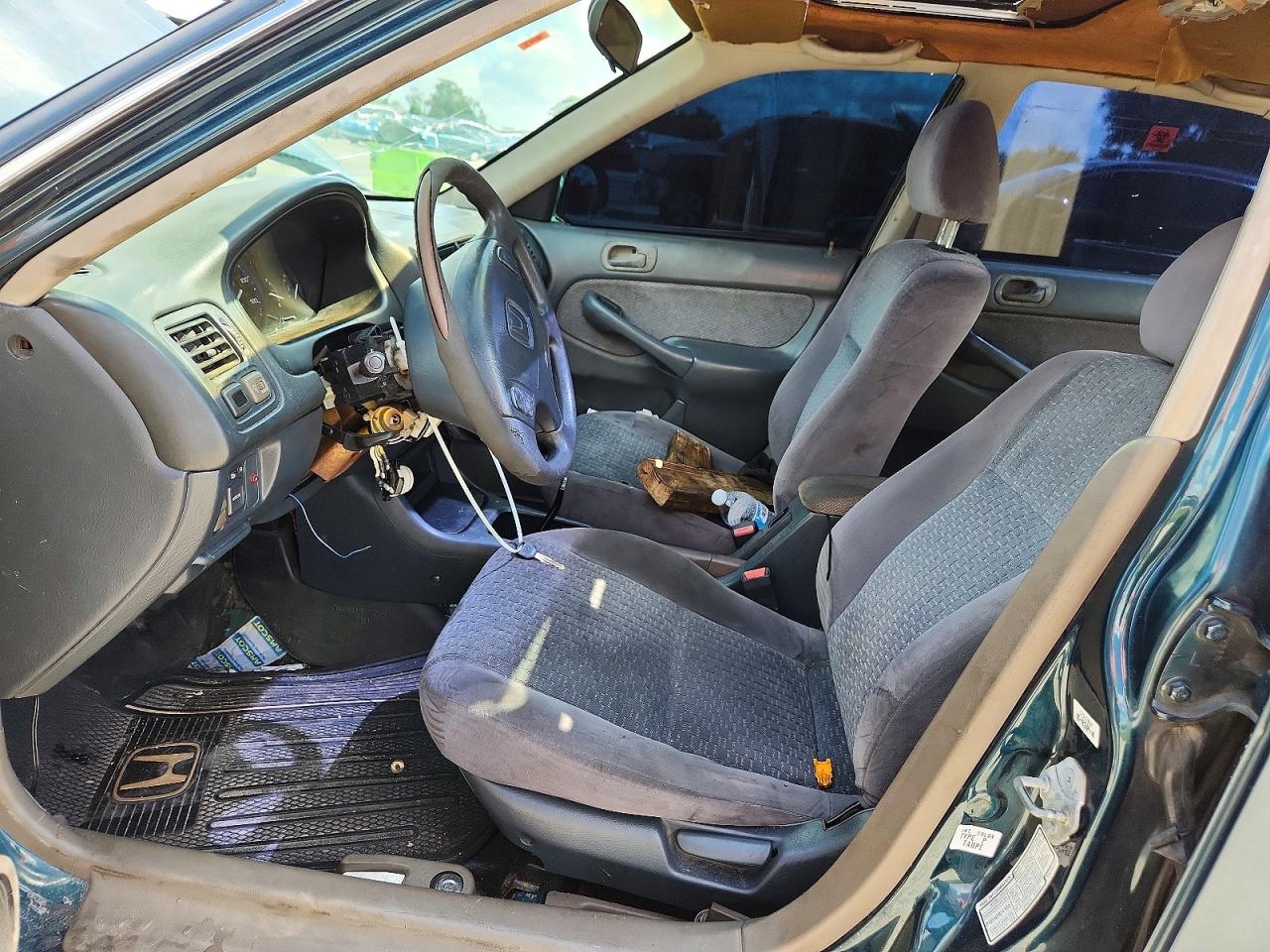 1997 Honda Civic Ex Green vin: 2HGEJ8640VH539184