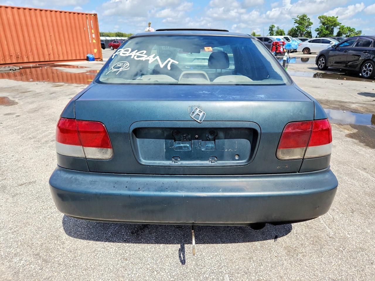 1997 Honda Civic Ex Green vin: 2HGEJ8640VH539184