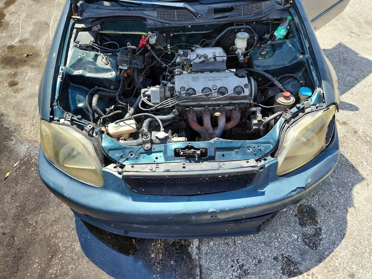 1997 Honda Civic Ex Green vin: 2HGEJ8640VH539184