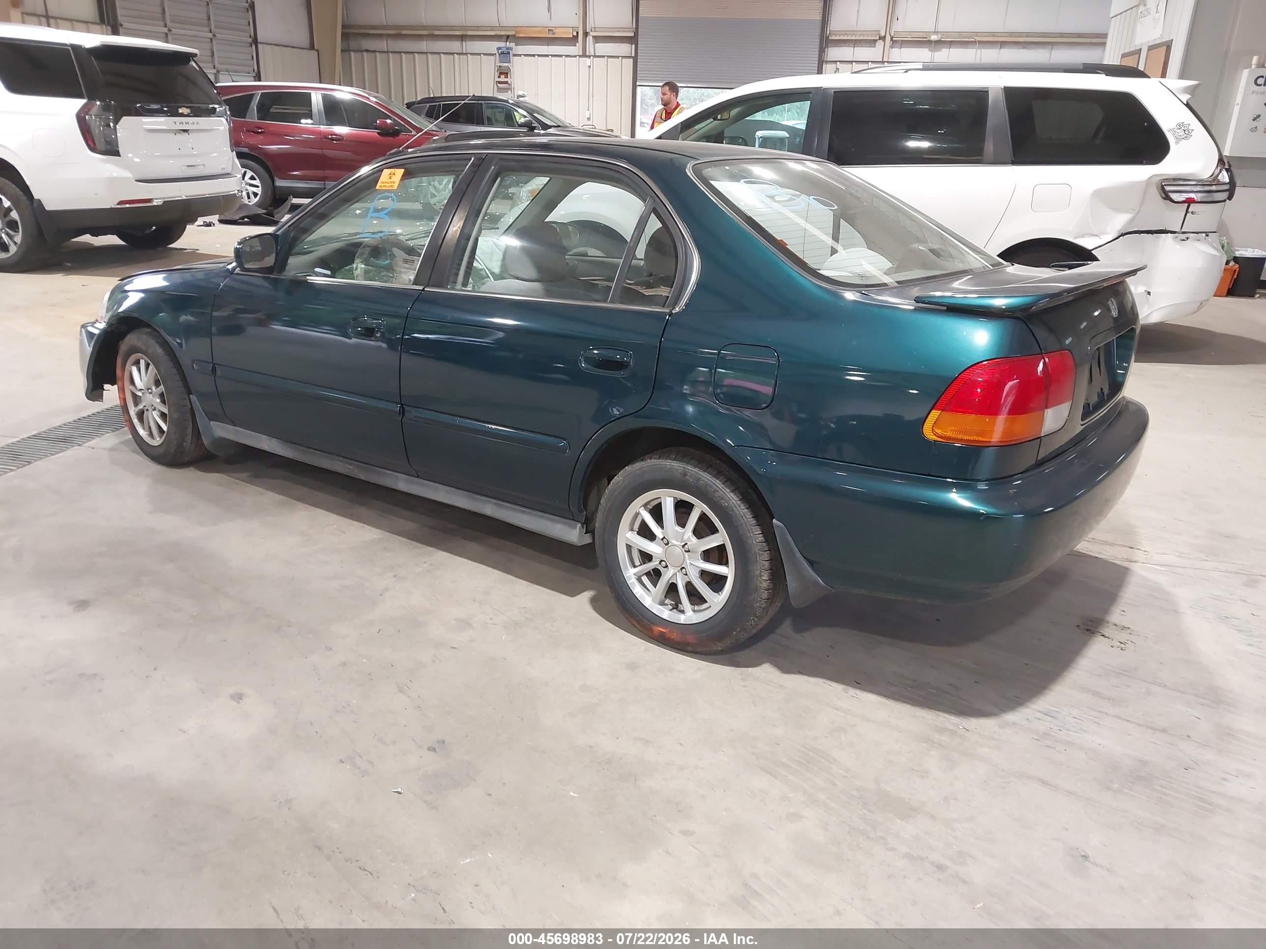 1997 Honda Civic Ex Green vin: 2HGEJ8640VH557412