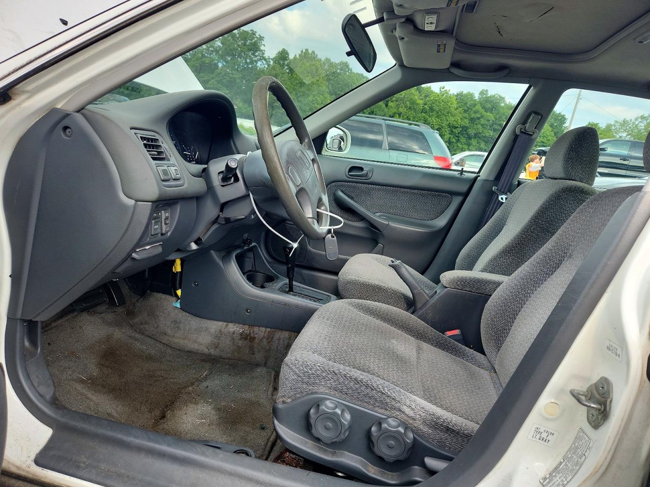 1999 Honda Civic Ex White vin: 2HGEJ8640XH552195